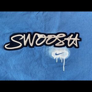 Nike swoosh blue short sleeve T-shirt XXL